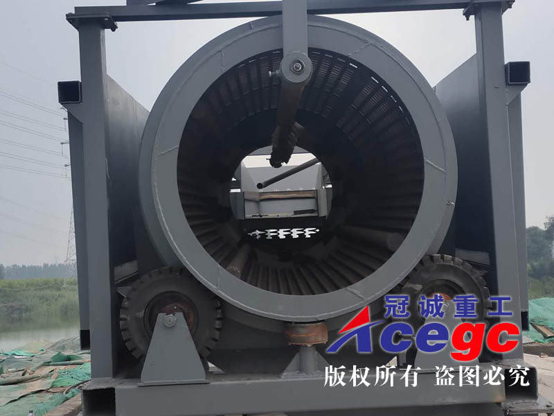 無軸滾筒洗砂機
